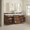 James Martin Vanities 72''Double Vanity, Mid-Century Walnut 424-V72-M-WLT - alternate 7